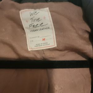 Free people hooded moto jacket